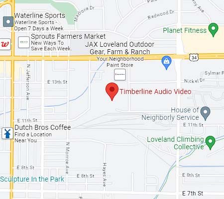 Boulder Timberline Audio Video Service Area Map Garry Keas avidhome.com